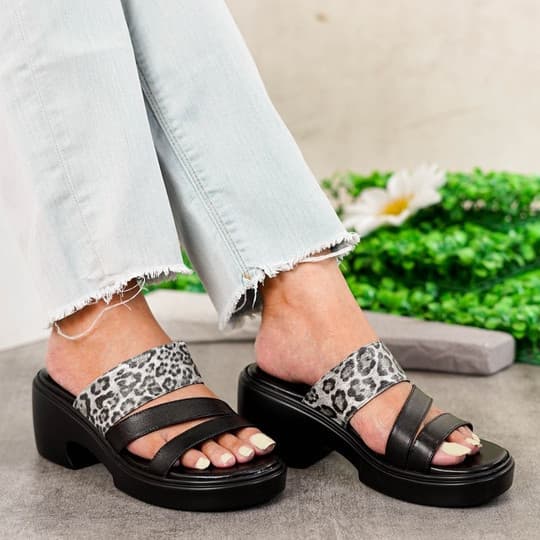 Thumbnail gambar ke-2 produk Pollux Daily WPOBN 10 - Sandal Wanita Daily | Sandal Slip On Daily Hak 6Cm