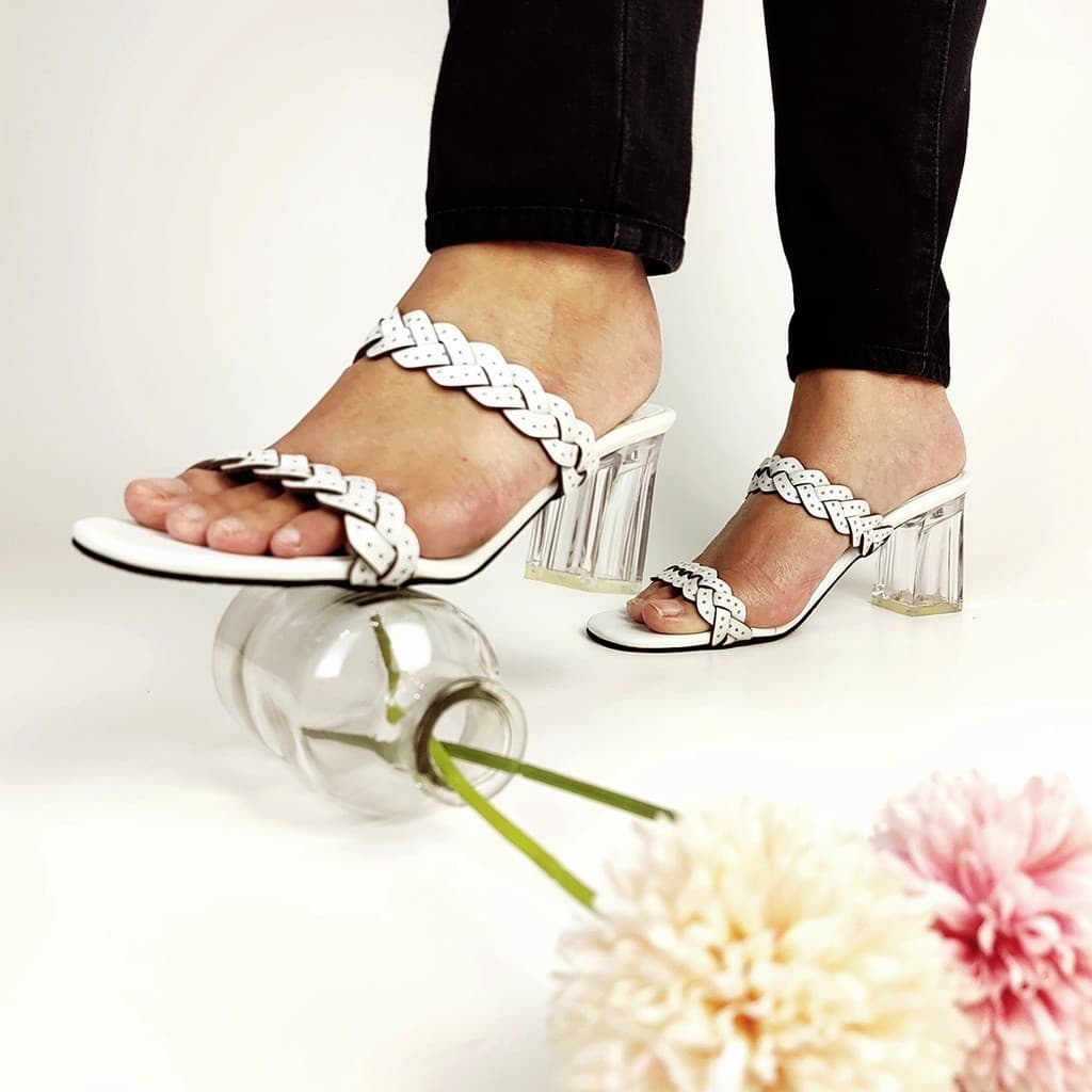 Thumbnail gambar ke-4 produk Pollux Simplicity WPOEO 25 - Sandal Wanita Heels Transparant