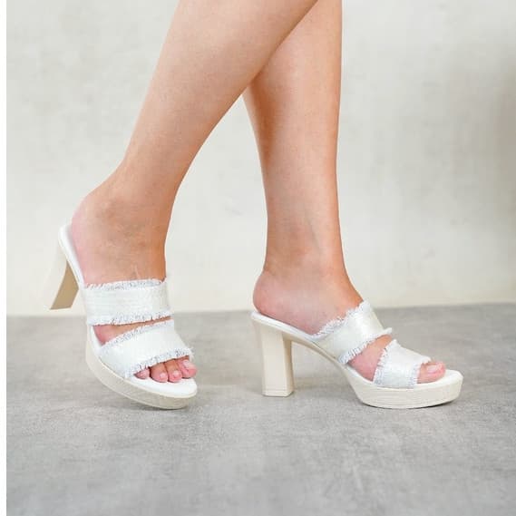 Thumbnail gambar ke-6 produk Pollux Classic WPOGN 21 - Sandal Heels Wanita Berbahan Kulit | Heels Pesta | Heels Kekinian