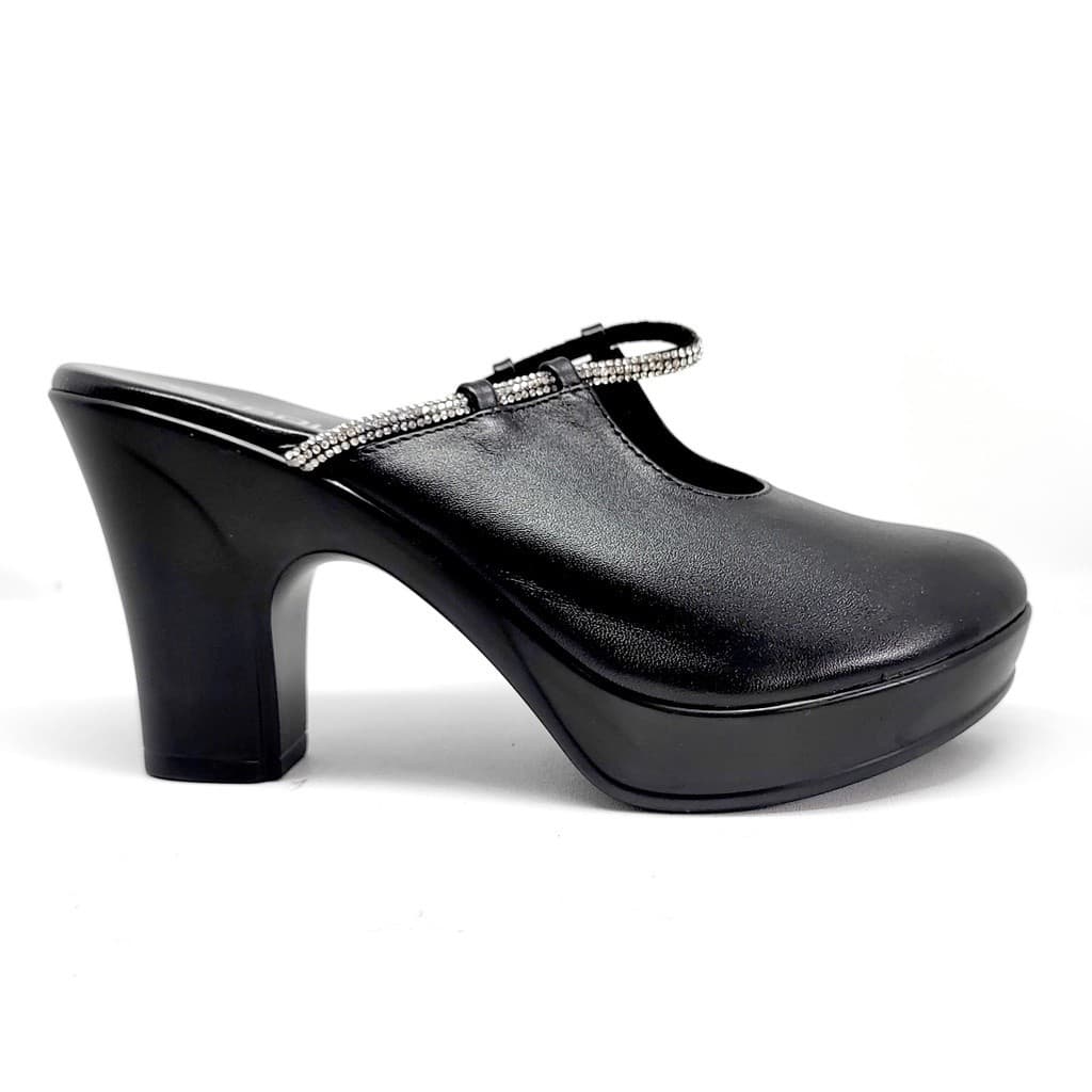 Gambar ke-10 produk Pollux Classic WPOGP 37 | WPOGU 09 - Sandal Heels Wanita Bahan Kulit Asli Tinggi Hak 9cm