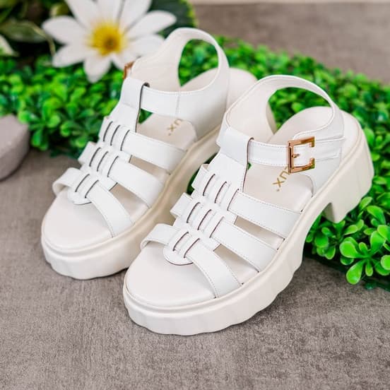 Thumbnail gambar ke-8 produk Pollux Bold WPOJV 05 - Sepatu Sandal Wanita Kekinian | Sepatu Sandal Wanita Hak Sedang | Chunky