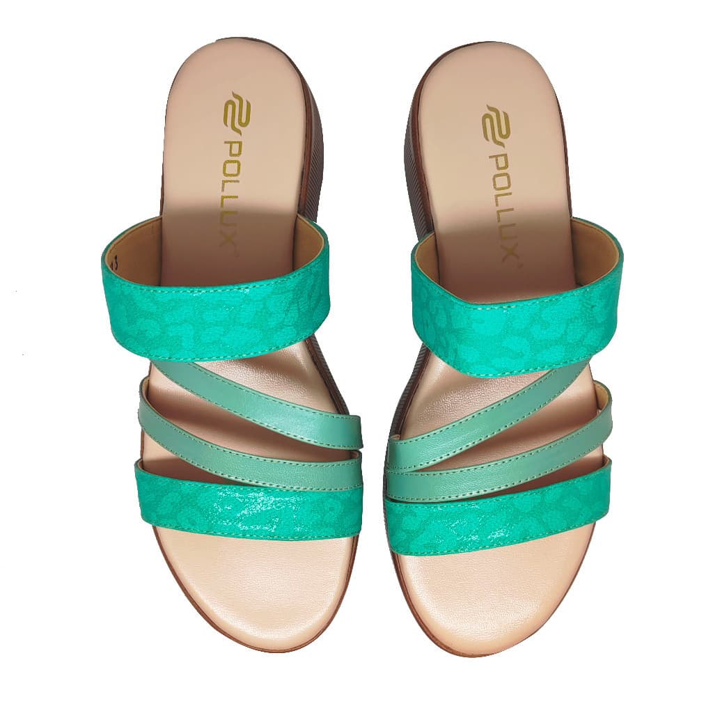 Thumbnail gambar ke-6 produk Pollux Daily WPODQ 28 - Sandal Wedges | Wedges Selop | Wedges Wanita Bahan Kulit