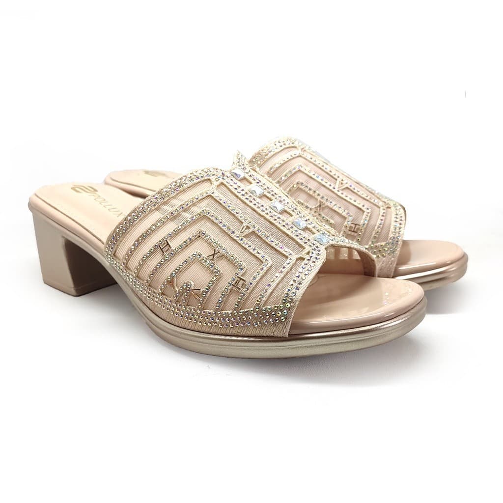 Thumbnail gambar ke-6 produk Pollux WDQ 2066 Sandal Heels Pesta | Sandal Heels Wanita Bahan Kulit