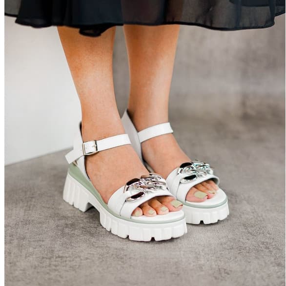 Thumbnail gambar ke-6 produk Pollux Bold WCSP 586 | Sepatu Sandal Wanita Wedges Kekinian
