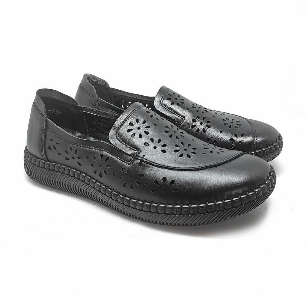 Thumbnail gambar ke-7 produk Pollux Monday WDQ 2301 - Sepatu Flat Wanita Bahan Kulit