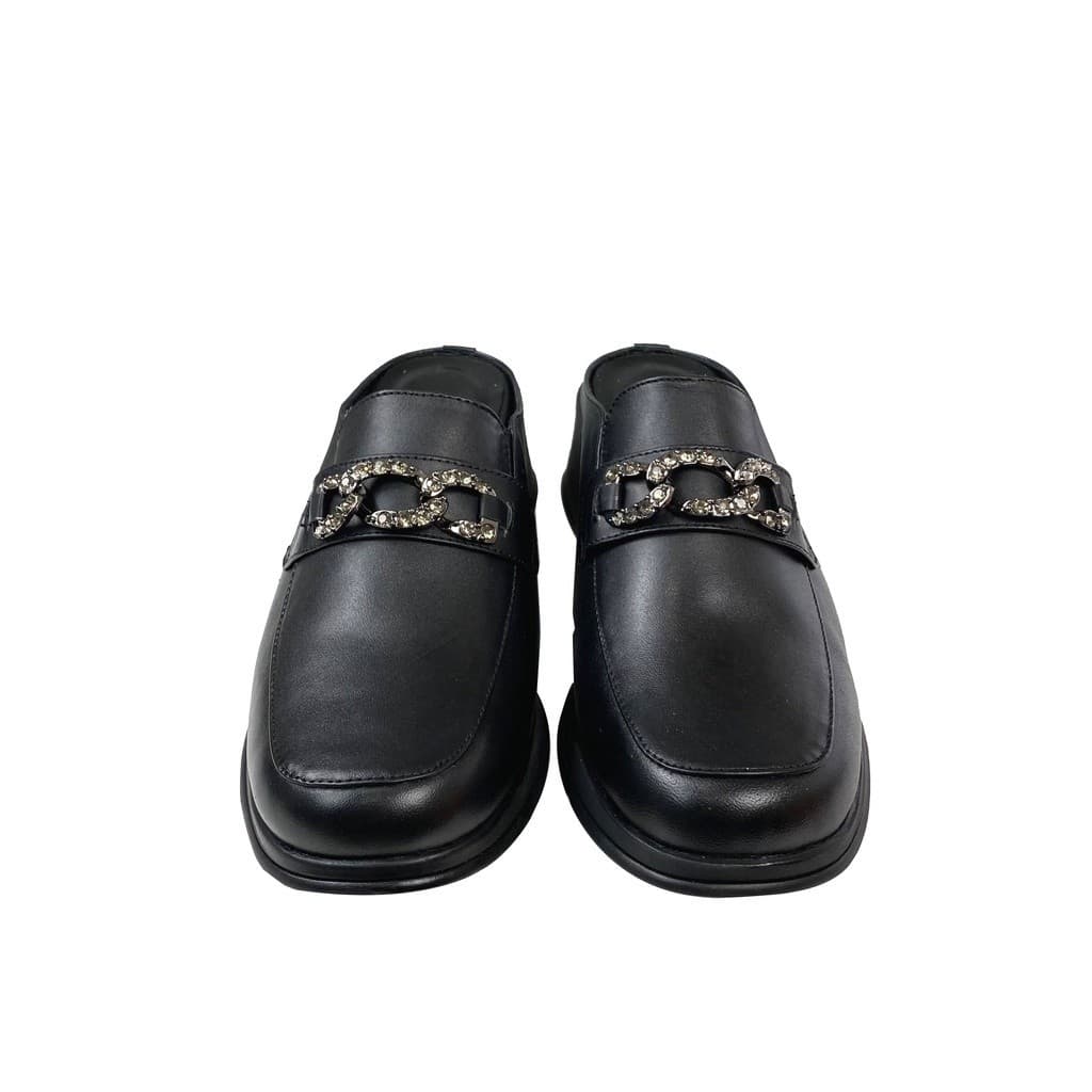 Thumbnail gambar ke-2 produk Pollux Monday WPOAP 07 - Sepatu Selop Hak Chunky Wanita Kerja
