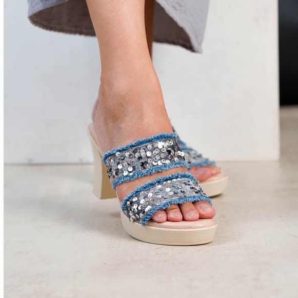 Thumbnail gambar ke-4 produk Pollux Classic WPOGN 31 - High Heels Pesta Wanita Kekinian | Heels Pesta Wanita 9Cm