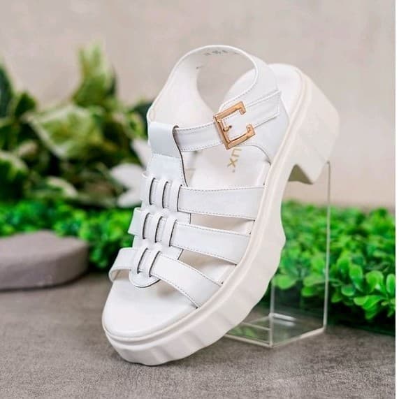 Thumbnail gambar ke-4 produk Pollux Bold WPOJV 05 - Sepatu Sandal Wanita Kekinian | Sepatu Sandal Wanita Hak Sedang | Chunky