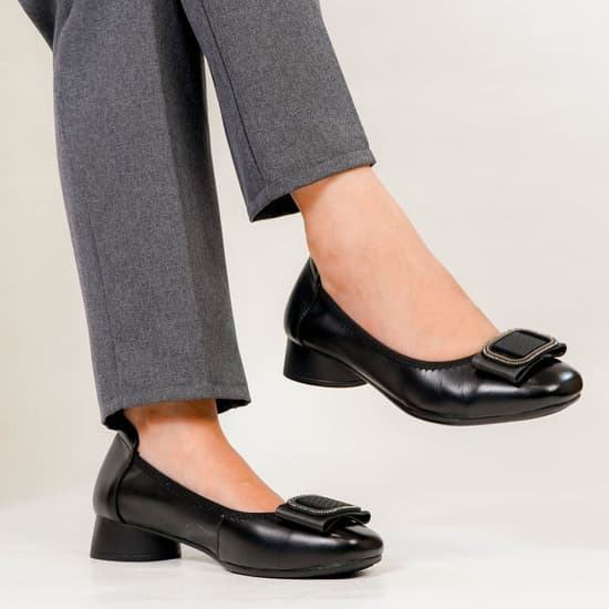 Thumbnail gambar ke-6 produk Pollux Monday WDQ 205 Sepatu Pantofel Heels Wanita Untuk Kerja