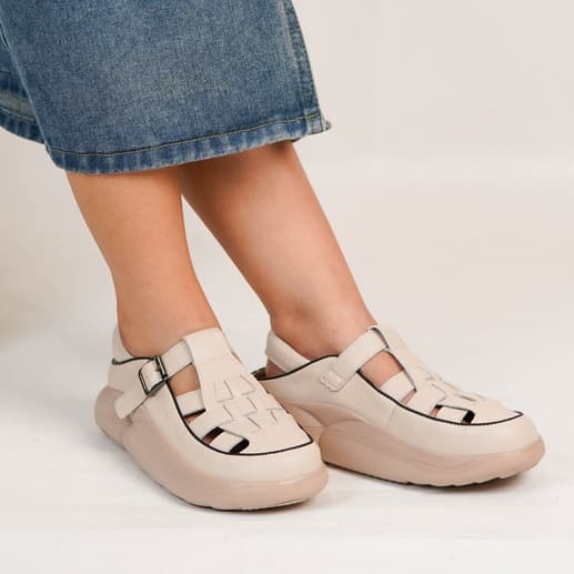 Thumbnail gambar ke-3 produk Sandal Selop Wanita | Selop Wedges | Wedges Hak Tinggi - Pollux WBB 681
