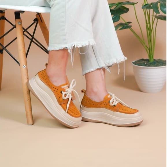 Thumbnail gambar ke-5 produk Pollux Bold WBB 6091 Sepatu Sneakers Wanita Kekinian | Ssepatu Bahan Kulit Asli