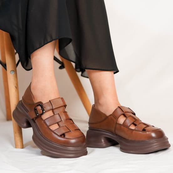 Thumbnail gambar ke-2 produk Pollux Bold WBB A31 - Sandal Sepatu Wanita | Sandal Sepatu Hak Chunky