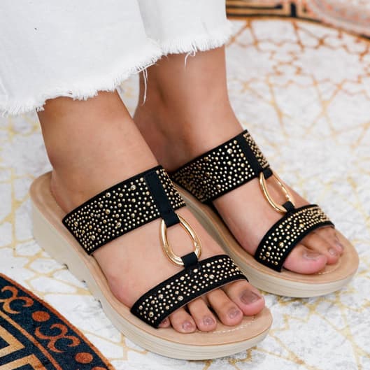 Thumbnail gambar ke-7 produk Mecer WWH 9726 Sandal Daily | Sandal Slip On Wanita Kekinian