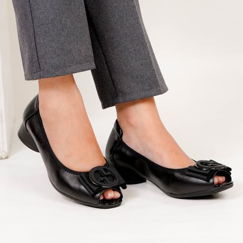 Thumbnail gambar ke-3 produk Pollux Monday WDQ 0203 Sepatu Pantofel Heels Wanita Hak 5 Cm