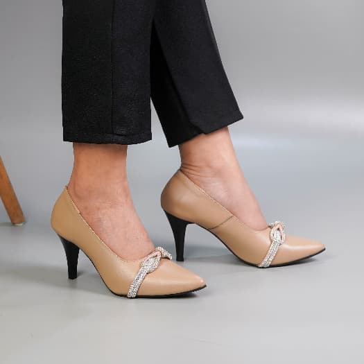 Thumbnail gambar ke-2 produk Pollux Monday WPOKV 24 - Sepatu Heels Kerja Wanita | Sepatu Kantor Wanita Kulit Asli | High Heels