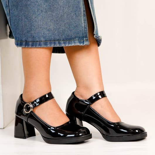 Gambar ke-5 produk Mecer WYH 551 - Sepatu Heels Wanita Formal Dan Semi-Formal