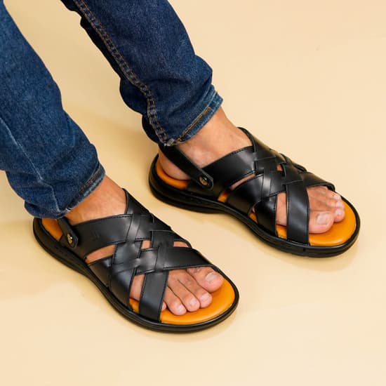Thumbnail gambar ke-2 produk Jim Joker Hoya 3ZR - PJJHY 3ZR Sepatu Sandal Pria Casual | Sandal Pria Terbuat Dari Bahan Kulit Asli