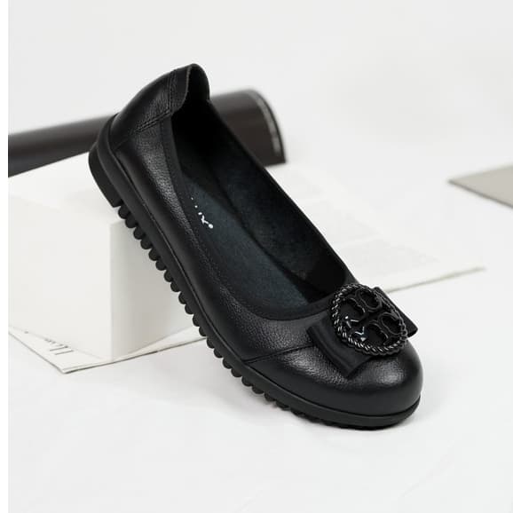 Thumbnail gambar ke-4 produk Pollux Monday WPOMT 07 - Sepatu Kerja Wanita | Flat Shoes Bahan Kulit Asli