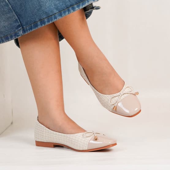 Thumbnail gambar ke-2 produk Sepatu Kerja Wanita | Flat Shoes Wanita - Mecer Wyh 65132