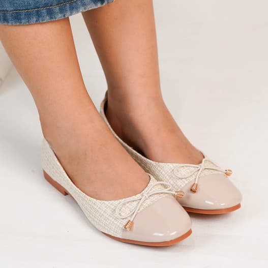 Thumbnail gambar ke-4 produk Sepatu Kerja Wanita | Flat Shoes Wanita - Mecer Wyh 65132