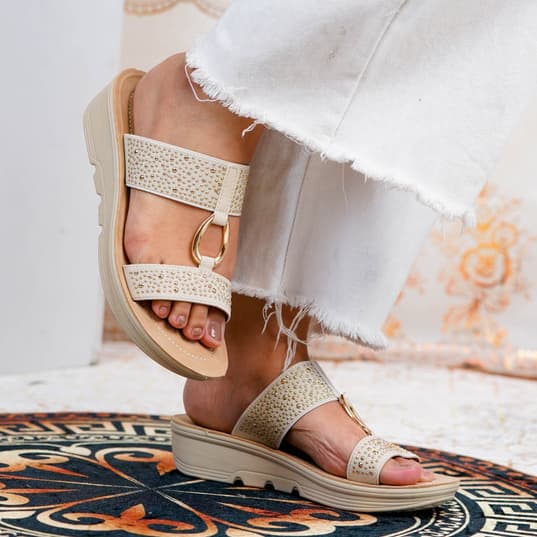 Thumbnail gambar ke-3 produk Mecer WWH 9726 Sandal Daily | Sandal Slip On Wanita Kekinian