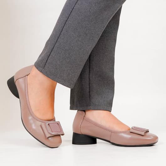 Thumbnail gambar ke-2 produk Pollux Monday WDQ 205 Sepatu Pantofel Heels Wanita Untuk Kerja