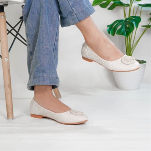 Thumbnail gambar ke-2 produk Mecer Classic WYH 1210 Sepatu Kerja Wanita | Sepatu Kantor Wanita | Sepatu Kuliah | Flat Shoes Kekinian