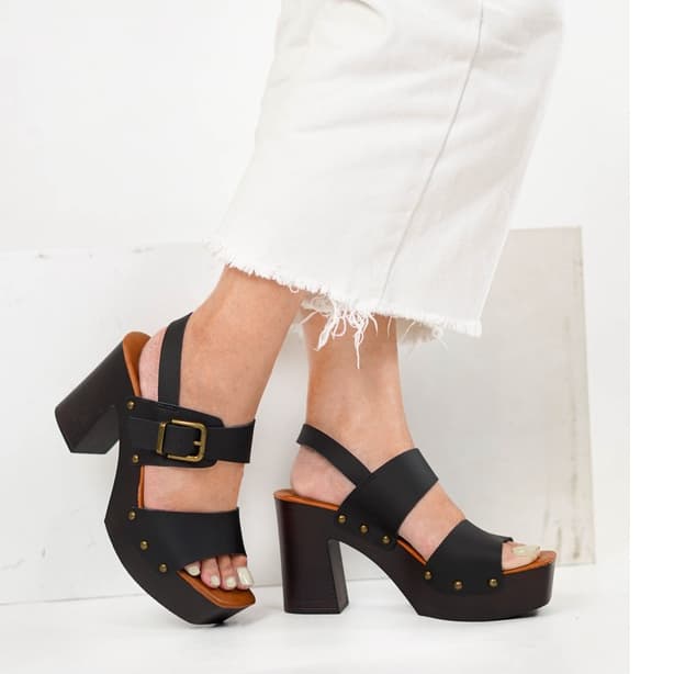 Gambar ke-8 produk Sepatu Heels Wanita | Heels Chunky Wanita | Sandal Heels 5Cm - Mecer Classic Wcs 5Y05