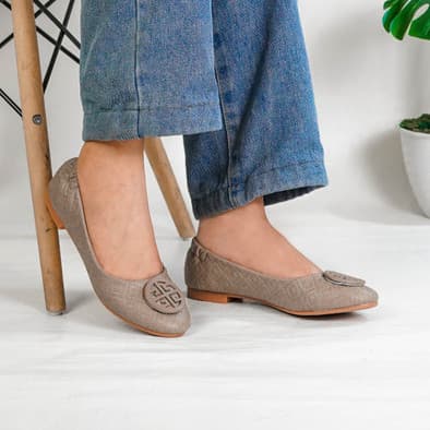 Thumbnail gambar ke-3 produk Mecer Classic WYH 1210 Sepatu Kerja Wanita | Sepatu Kantor Wanita | Sepatu Kuliah | Flat Shoes Kekinian