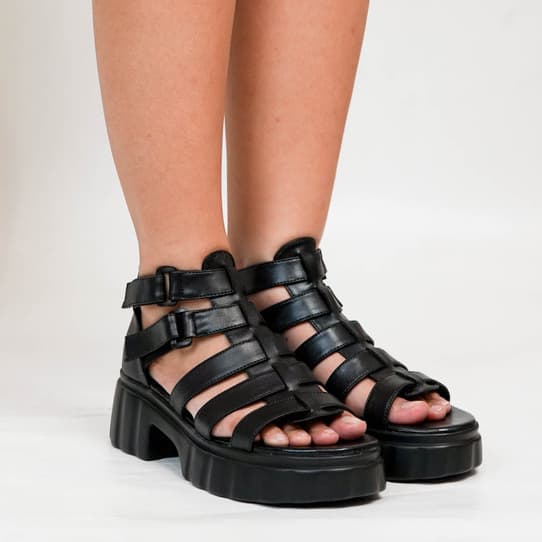 Thumbnail gambar ke-4 produk Pollux Bold WPOJV 25 - Sepatu Sandal High-Toe Gladiator Wanita | Sandal Casual | Sandal Kekinian