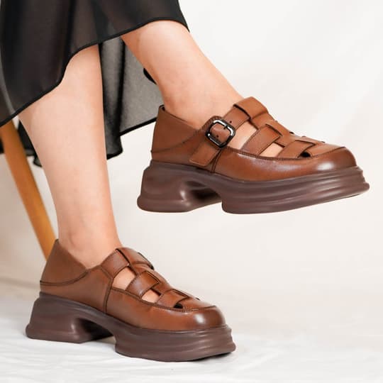 Gambar produk Pollux Bold WBB A31 - Sandal Sepatu Wanita | Sandal Sepatu Hak Chunky