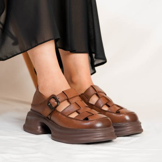 Thumbnail gambar ke-4 produk Pollux Bold WBB A31 - Sandal Sepatu Wanita | Sandal Sepatu Hak Chunky