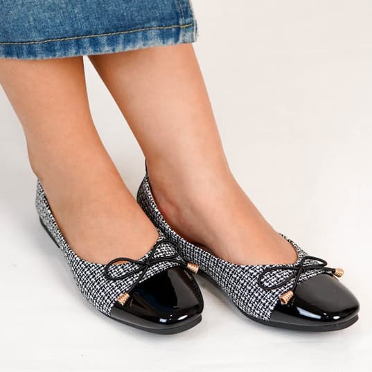 Thumbnail gambar ke-9 produk Sepatu Kerja Wanita | Flat Shoes Wanita - Mecer Wyh 65132