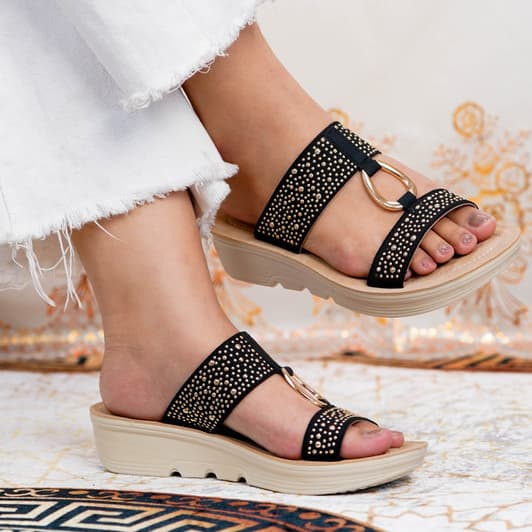 Thumbnail gambar ke-2 produk Mecer WWH 9726 Sandal Daily | Sandal Slip On Wanita Kekinian