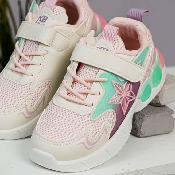 Thumbnail gambar ke-3 produk POLLUX Kidz ATS 8701 Sepatu Kats Anak Kekinian |Sepaatu Sneakers Anak Perempuan