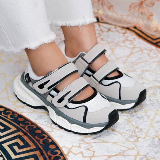 Thumbnail gambar ke-3 produk Mecer WLY L8 Sepatu Sneakers Wanita Kekinian | Sepatu Casual Wanita Terbaru
