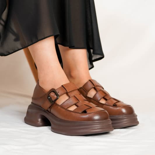 Thumbnail gambar ke-3 produk Pollux Bold WBB A31 - Sandal Sepatu Wanita | Sandal Sepatu Hak Chunky