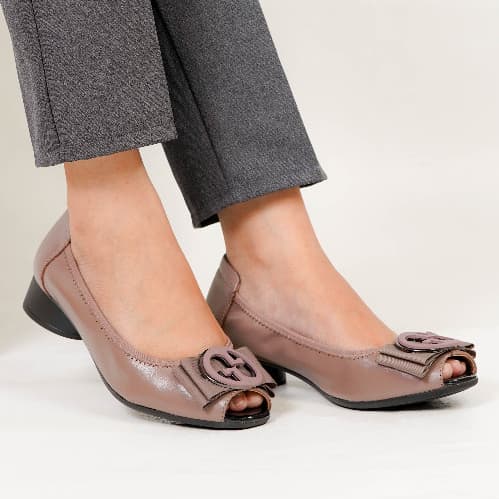 Thumbnail gambar ke-7 produk Pollux Monday WDQ 0203 Sepatu Pantofel Heels Wanita Hak 5 Cm