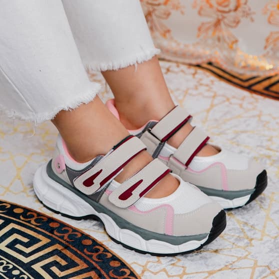 Thumbnail gambar ke-2 produk Mecer WLY L8 Sepatu Sneakers Wanita Kekinian | Sepatu Casual Wanita Terbaru