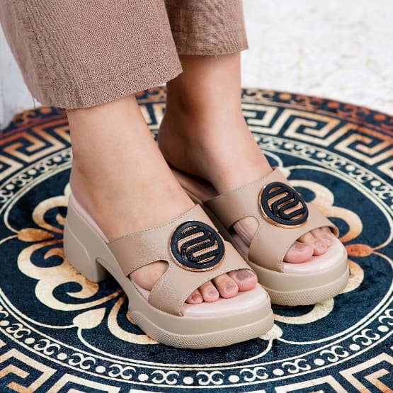 Thumbnail gambar ke-5 produk Pollux Daily WPOCS 07 - Sandal Wedges Wanita Kulit | Sandal Heels Wanita