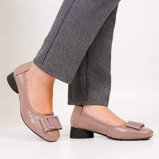 Thumbnail gambar ke-7 produk Pollux Monday WDQ 205 Sepatu Pantofel Heels Wanita Untuk Kerja