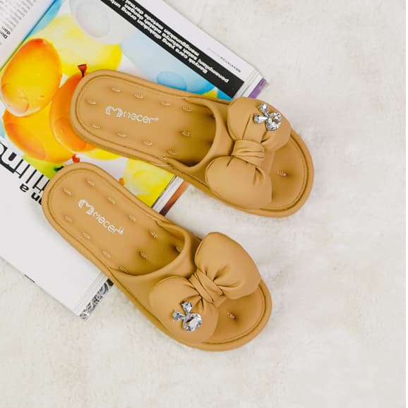 Thumbnail gambar ke-4 produk Mecer Daily WLY 6030 Sandal Wanita Kekinian | Sandal Slide Slip On Wanita
