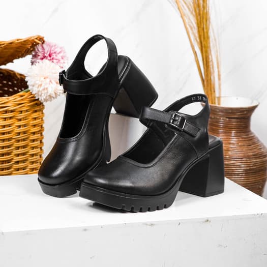 Gambar ke-5 produk Pollux Bold WPOAY 31 Sepatu Sandal Heels Wanita Kekinian | Heels Wanita Chunky | Heels Wanita