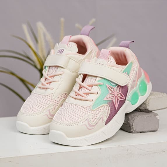 Gambar ke-1 produk POLLUX Kidz ATS 8701 Sepatu Kats Anak Kekinian |Sepaatu Sneakers Anak Perempuan