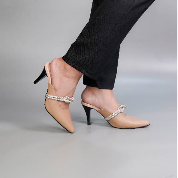 Thumbnail gambar ke-4 produk Pollux Monday WPOKV 25 - Sepatu Heels Kerja Wanita | Sepatu Kantor Wanita Kulit Asli | High Heels