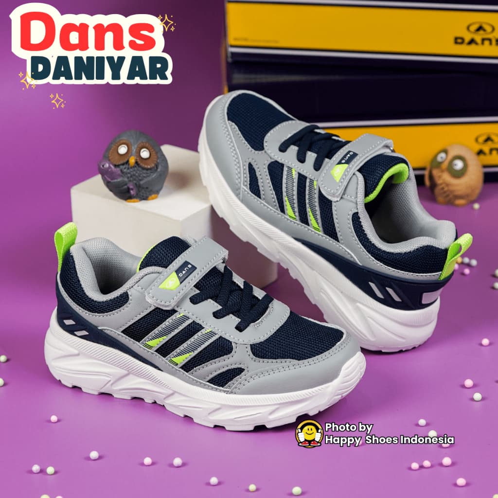 Thumbnail gambar ke-7 produk Sepatu Dans Dimitro - Sepatu Anak Laki-Laki TK - SD | Sneakers Anak Stylish dengan Sol Empuk & Ringan