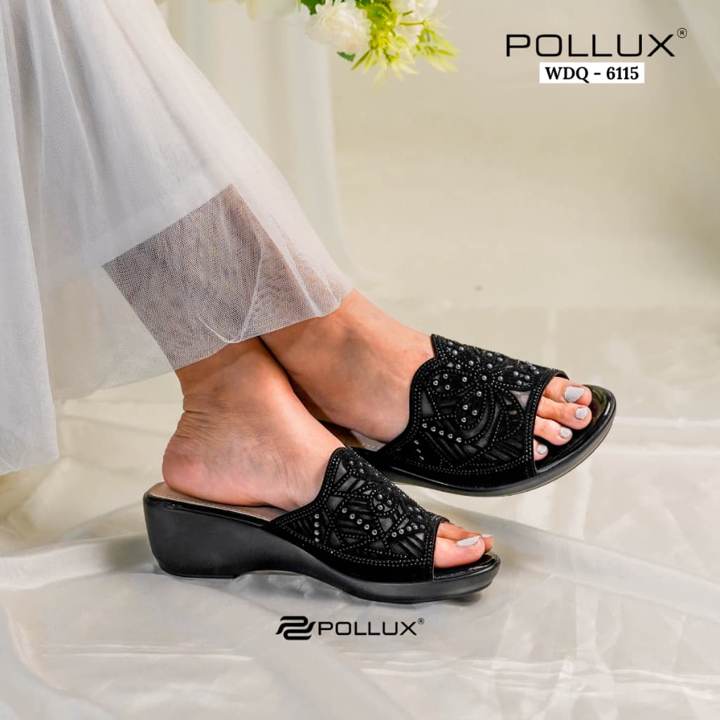 Gambar ke-10 produk Pollux Aurora WDQ 6115 - Sandal Wanita Wedges Elegan | Sandal Pesta Model Terbaru
