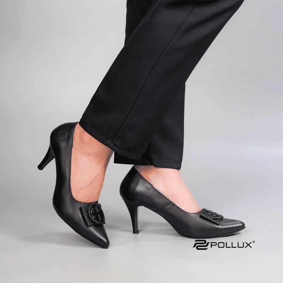 Gambar produk Pollux Monday WPOKV 05 - Sepatu Heels Kerja Wanita | Sepatu Kantor Wanita Bahan Kulit Asli