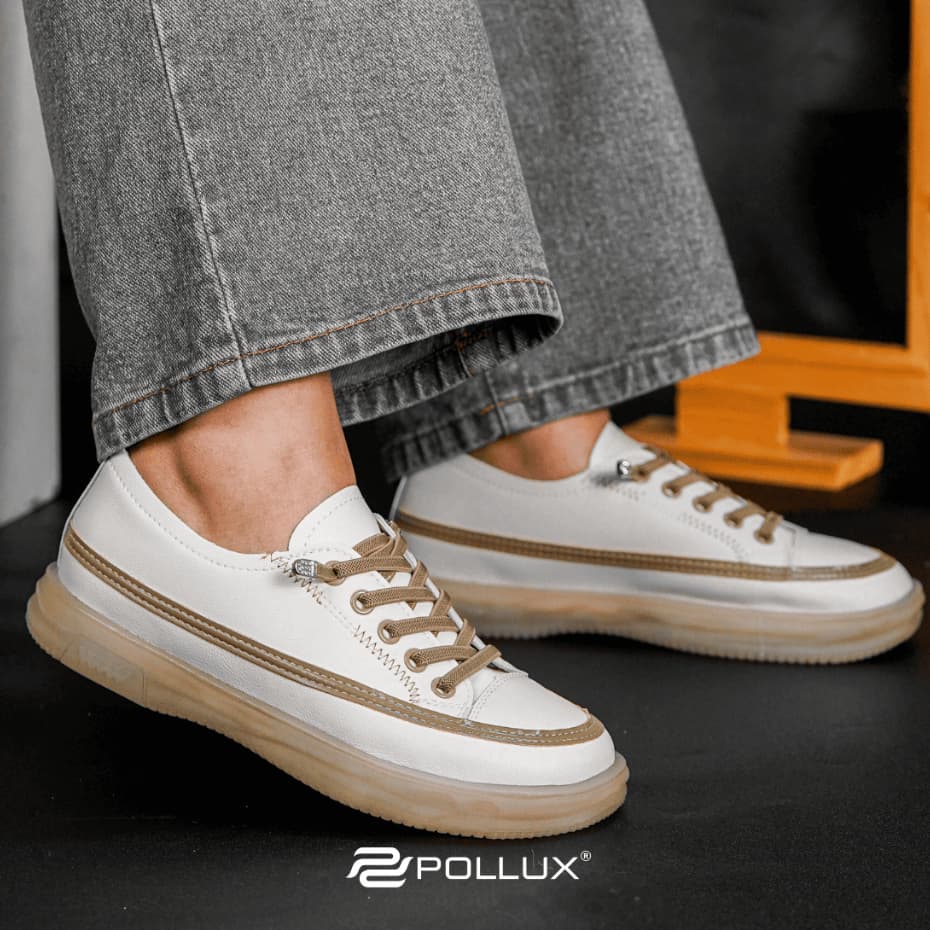 Gambar ke-1 produk Pollux Jinju WDQ 2220 - Sepatu Casual Wanita Bahan Microfiber Leather