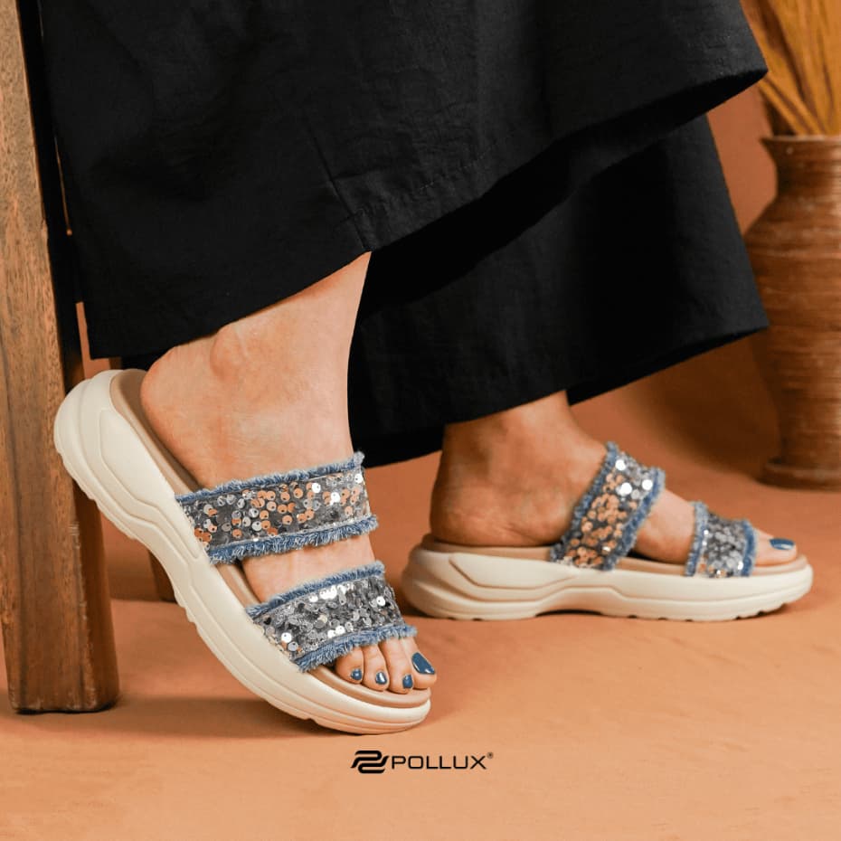 Gambar ke-6 produk Pollux Daily WPOLP 09 - Sandal Flat Wanita Bahan Kulit Asli